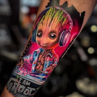 Olena - guest artist - presentation post  - realism tattoo - colorwork - the black hat tattoo Nice - 2025 (1) - The Black Hat Tattoo