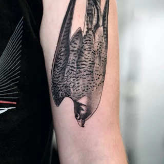 Joao - artiste résident - Black Hat Dublin - micro réalisme - The Black Hat Tattoo