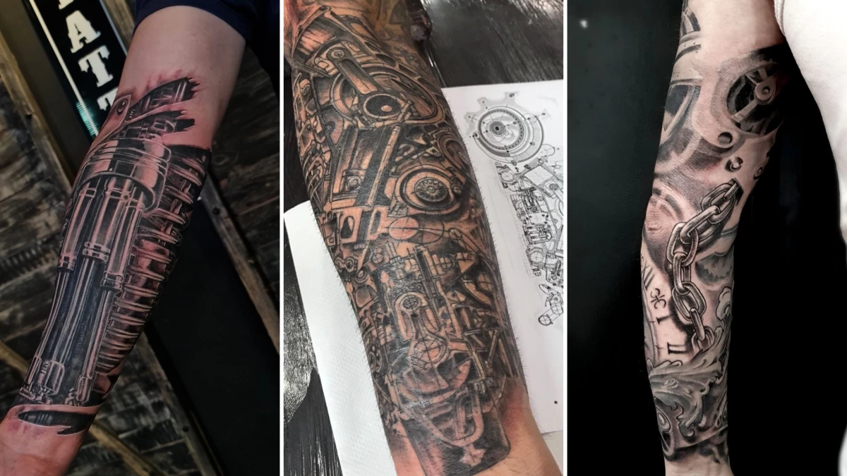 Biomechanical Tattoo - Black Hat Tattoo Nice2