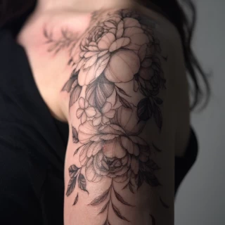 Inna - artiste résidente - Black Hat Dublin - fine line - The Black Hat Tattoo
