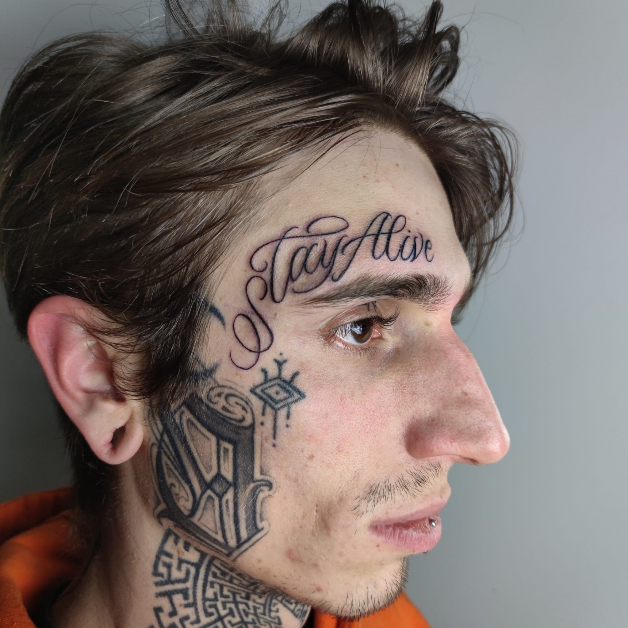 Stehpano lettering - black hat nice - 2023  - The Black Hat Tattoo