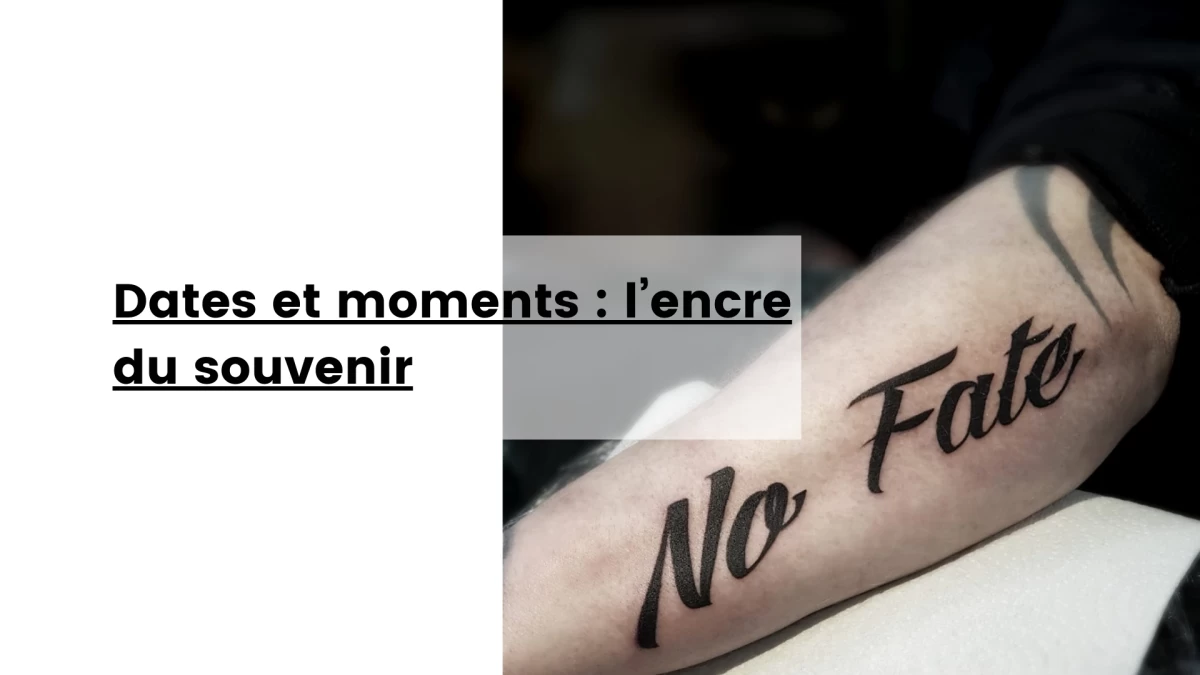 Dates et moments _ l’encre du souvenir- Tatouage Nice - Black Hat Tattoo Nice