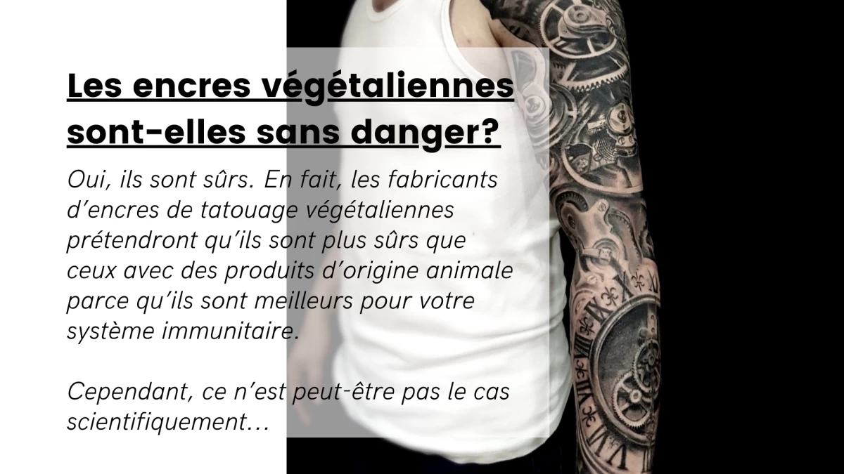 Les encres végétaliennes sont-elles sans danger