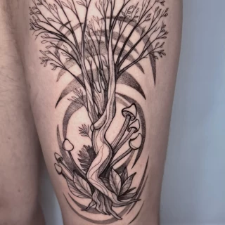 Joao - artiste résident - Black Hat Dublin - micro réalisme - The Black Hat Tattoo