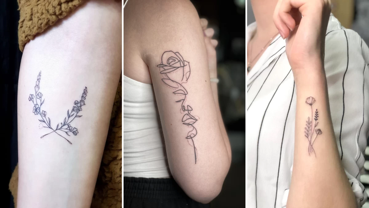 Fine Lines & Line Work Tattoos - Black Hat Tattoo Nice 5