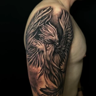 Nicolás - artiste résident - Black Hat Dublin - réalisme - The Black Hat Tattoo