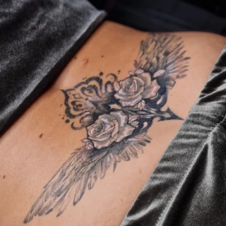 Sergy - Artiste résident - Black Hat Nice - Réalisme - The Black Hat Tattoo