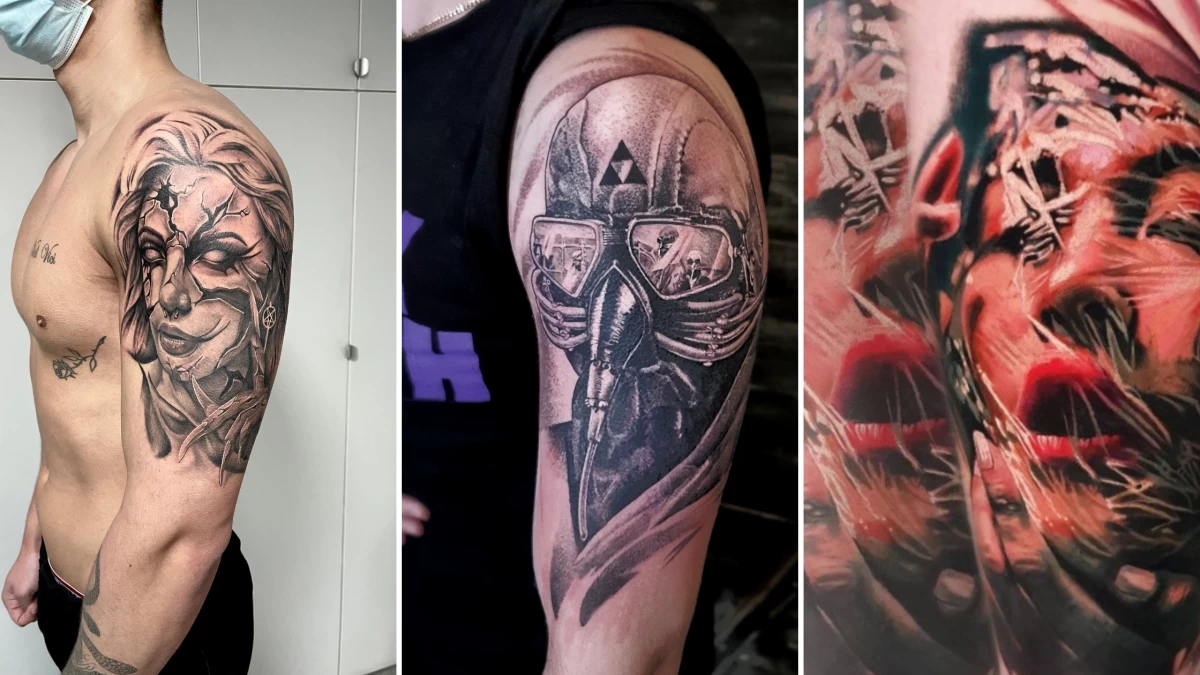 Realism Microrealism and Portrait Tattoo - Black Hat Tattoo Nice 3