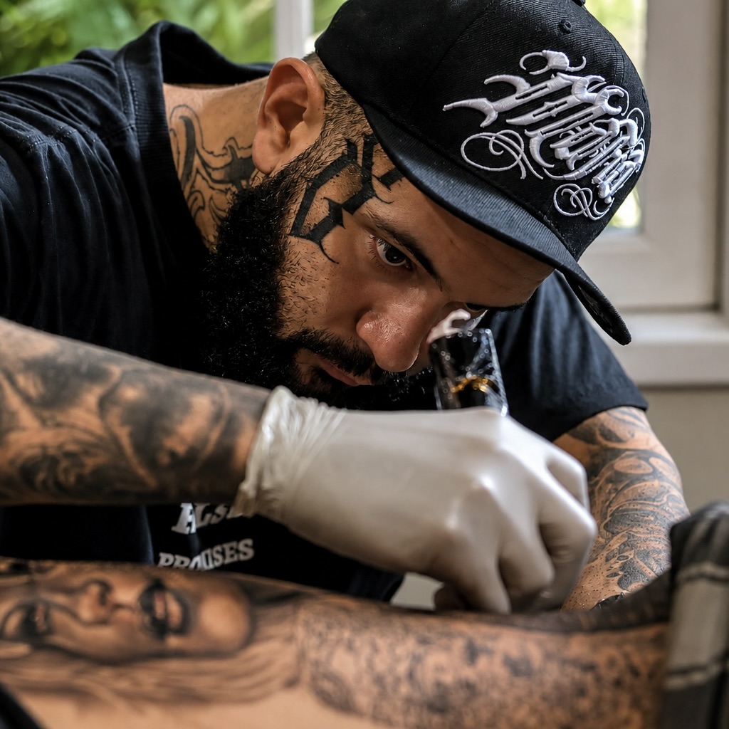 Stifler guest artiste photo de profile - The Black Hat Tattoo