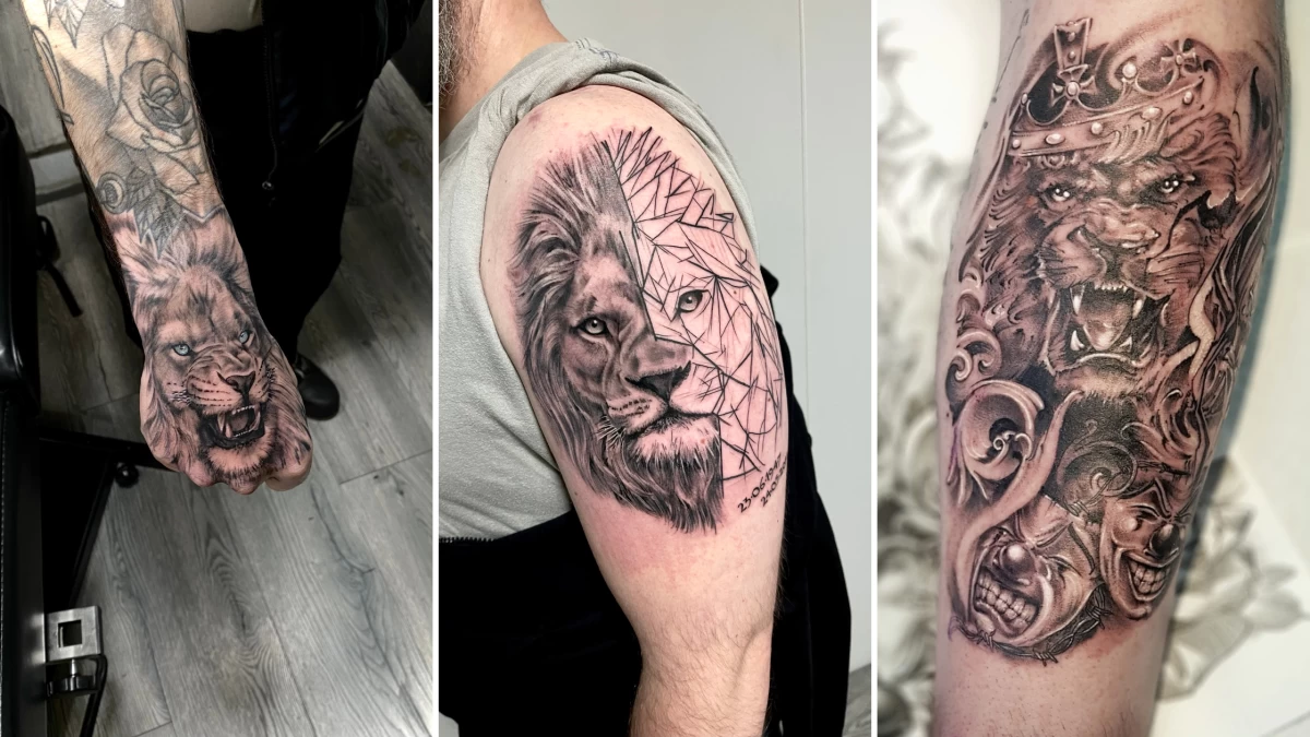 Lion Tattoo - Black Hat Tattoo Dublin 2