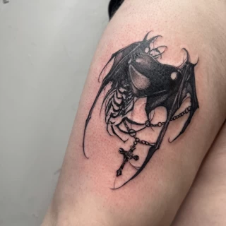 Galilea - artiste résidente - Black Hat Dublin - cybersigilism - The Black Hat Tattoo