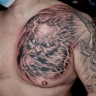 Sergy - Artiste résident - Black Hat Nice - Réalisme - The Black Hat Tattoo