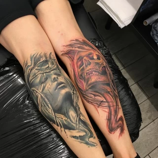 Damian Resident Artists Black Hat Tattoo Nice - TattoosIMG-0155 - The Black Hat Tattoo