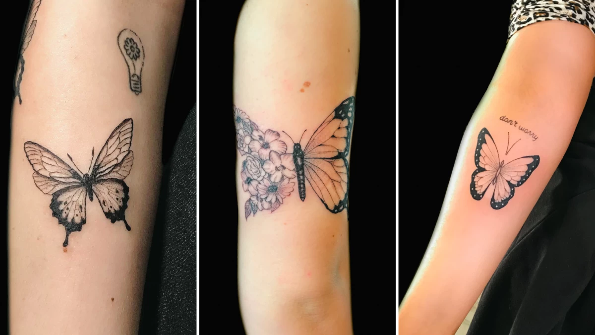  Butterfly Tattoo - Black Hat Tattoo Nice 5