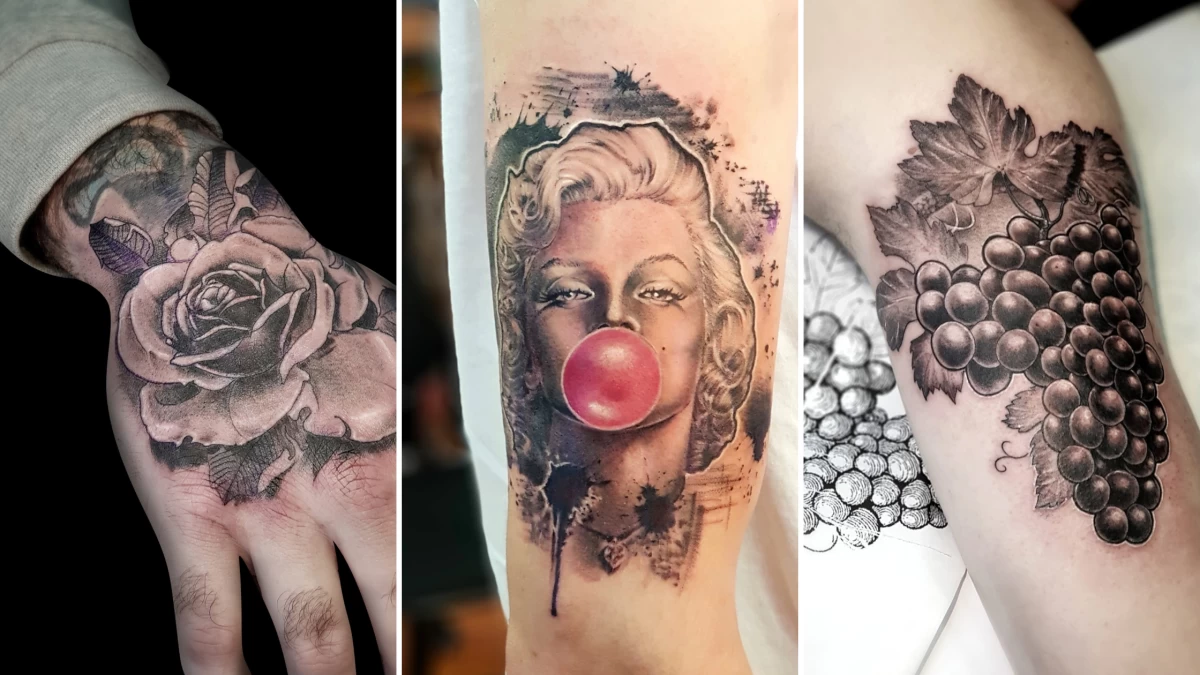 Realism Microrealism and Portrait Tattoo - Black Hat Tattoo Nice 6