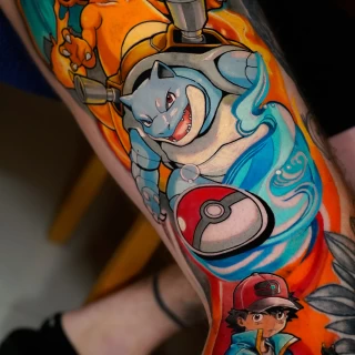 Dian guest tatouage réaliste couleur - The Black Hat Tattoo