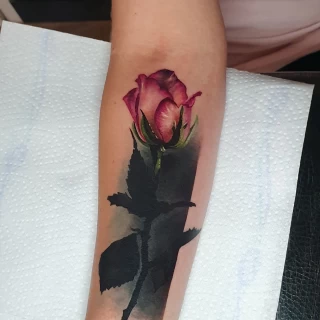 Srdjan Guest Artist realism - The Black Hat Tattoo