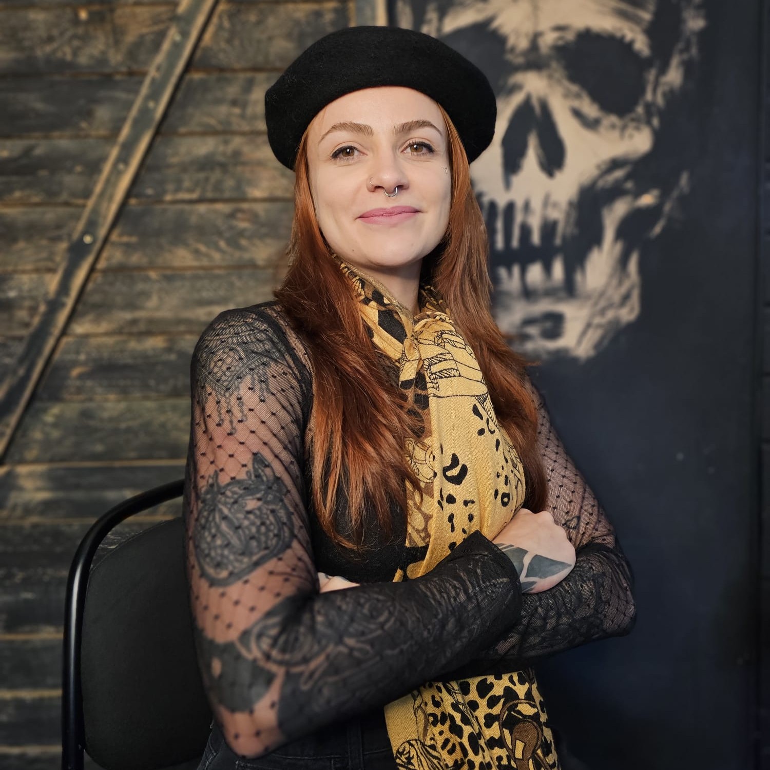 Stella - resident artist -  the black hat tattoo Dublin- 2025 - The Black Hat Tattoo