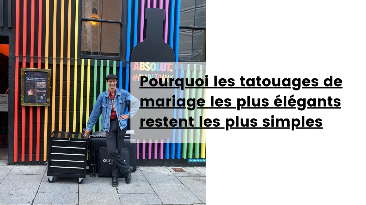 Pourquoi les tatouages de mariage les plus élégants restent les plus simples