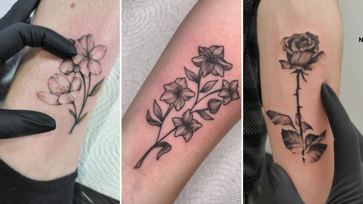 Tatouage Fleur - Black Hat Tattoo Nice 5