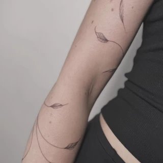 Molly guest artist fine line_(5) - The Black Hat Tattoo