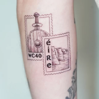Nicolás - artiste résident - Black Hat Dublin - réalisme - The Black Hat Tattoo
