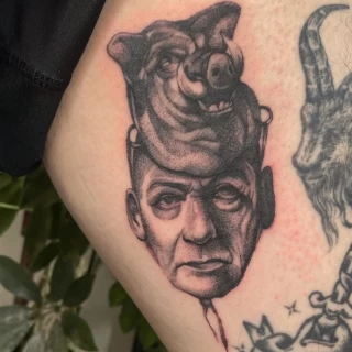 Galilea - artiste résidente - Black Hat Dublin - cybersigilism - The Black Hat Tattoo