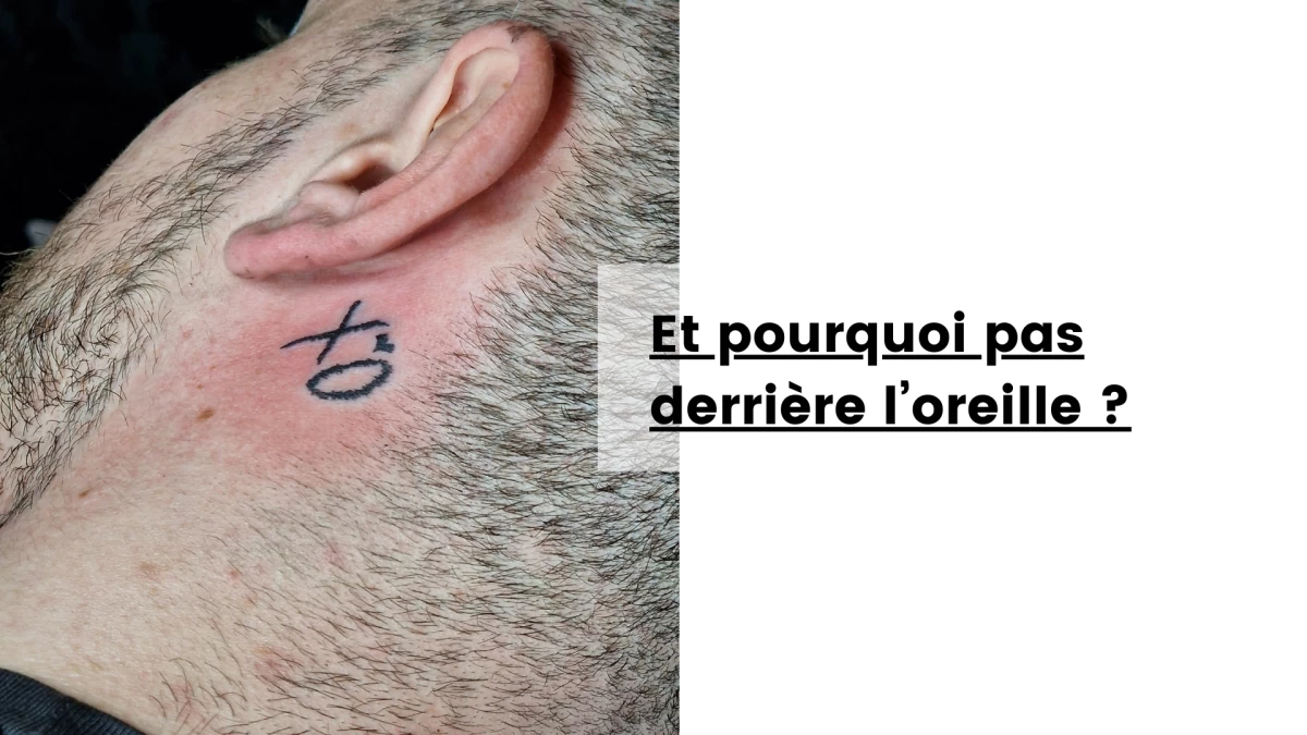 Et pourquoi pas derrière l’oreille